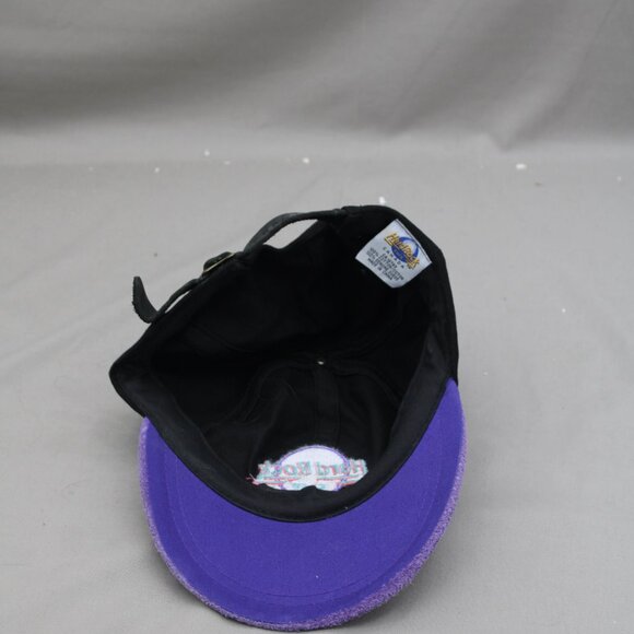 Vintage Suede Hat - Hard Rock Cafe Calgary - Adult Strapback - Picture 7 of 8